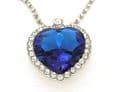 The Heart of the Ocean Dark Blue TITANIC Necklace 5323